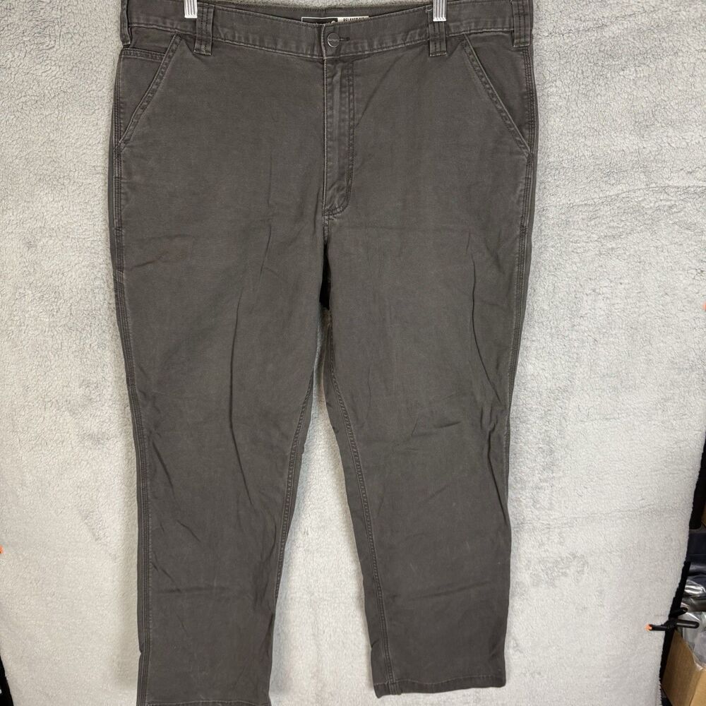 Carhartt Pants Mens 40x31 Grey Relaxed Fit Cotton Workwear Utility